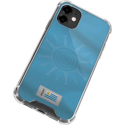 Uruguay Soccer Flag iPhone 12 Mini Clear Case
